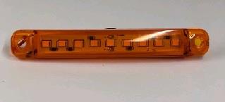 12V PARMAK LAMBA 9-LEDLİ SARI (100*15 MM) 
