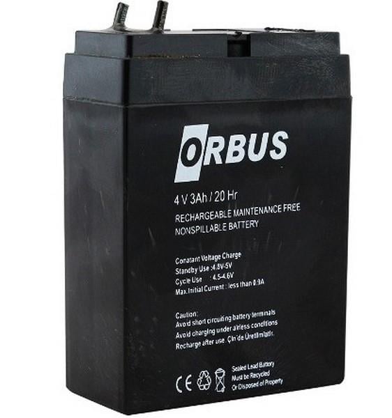 ORBUS 4V 3 AH AKÜ KURU TİP LEHİMLİ (28*59*81)