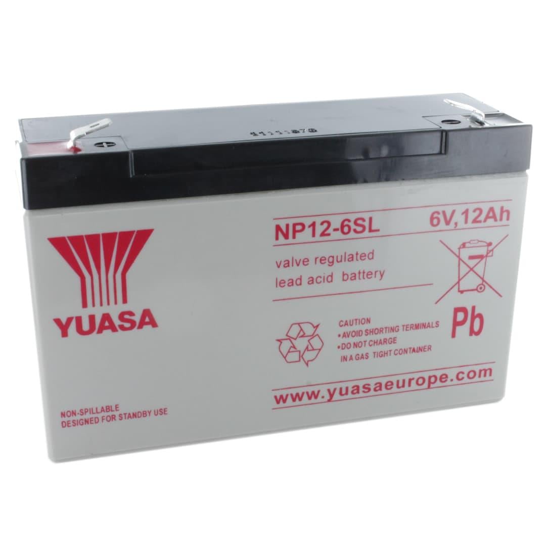 YUASA 6V 12 AH AKÜ KURU TİP (NP 12-6) (151*50*97.5) (2.05 KG)