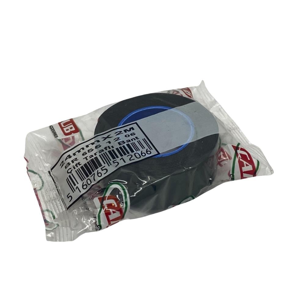 ÇİFT TARAFLI BANT 24 MM X 2 MT (YEŞİL-SİYAH)