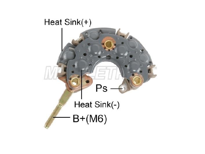 DİYOT TABLASI  NIPPON DENSO TİPİ (100 MM) HONDA-TOYOTA COROLLA