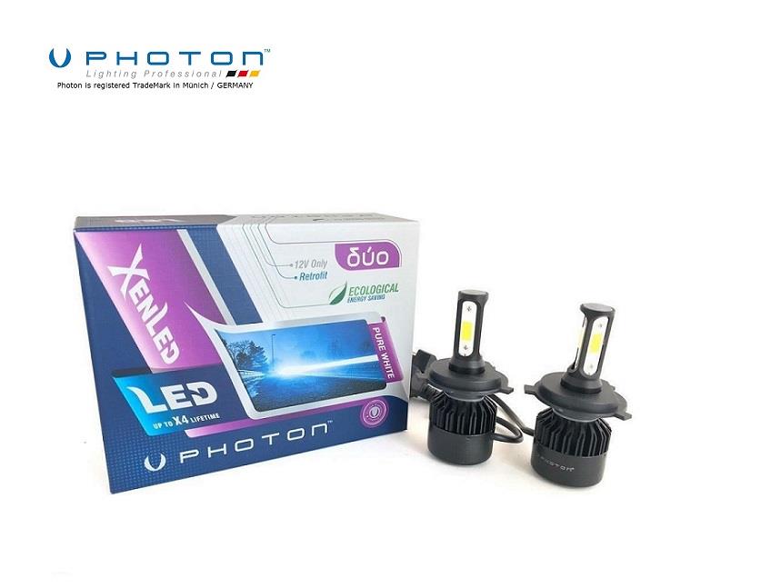 PHOTON 24V H4 COB LED XENON FAR AMPUL SETİ 6000K 6400 LÜMEN