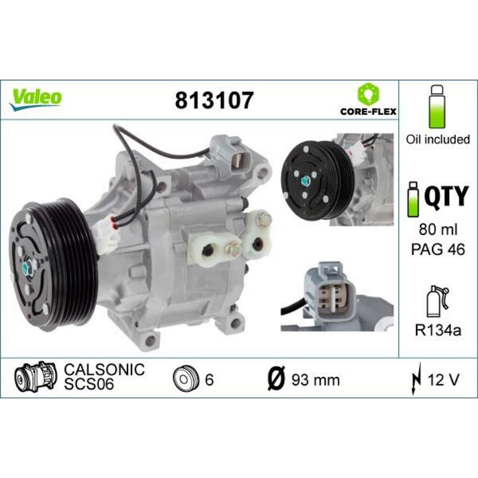 VALEO 12V KLİMA KOMPRESÖRÜ TOYOTA COROLLA 1999-2007
