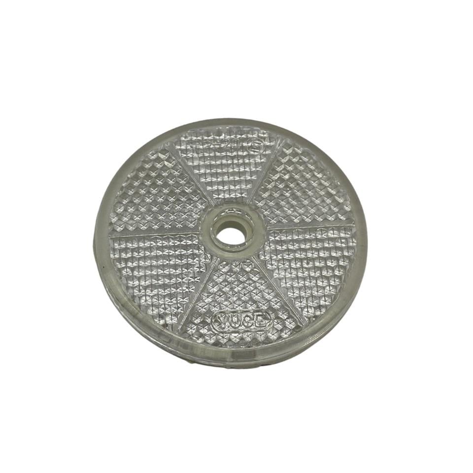 YUVARLAK REFLEKTÖR DELİKLİ BEYAZ (60 MM)