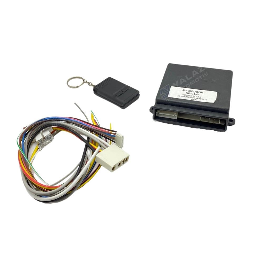 LASER MAGICDOOR 12V YÜKSEK AKIMLI KAYAR KAPI MODÜLÜ (KUMANDALI) (SIKIŞMA EMNİYETLİ) ZAMAN AYARLI 