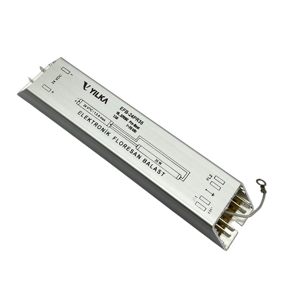 YILKA 24V FLORESAN BALASTI 35W (4 ÇIKIŞ) (ÖN ISITMALI)