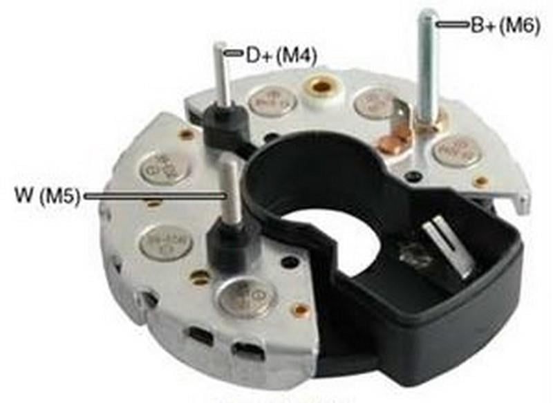 DİYOT TABLASI  BOSCH TİPİ (3 CIVATALI M4/M5/M8) (HAVUZLU)