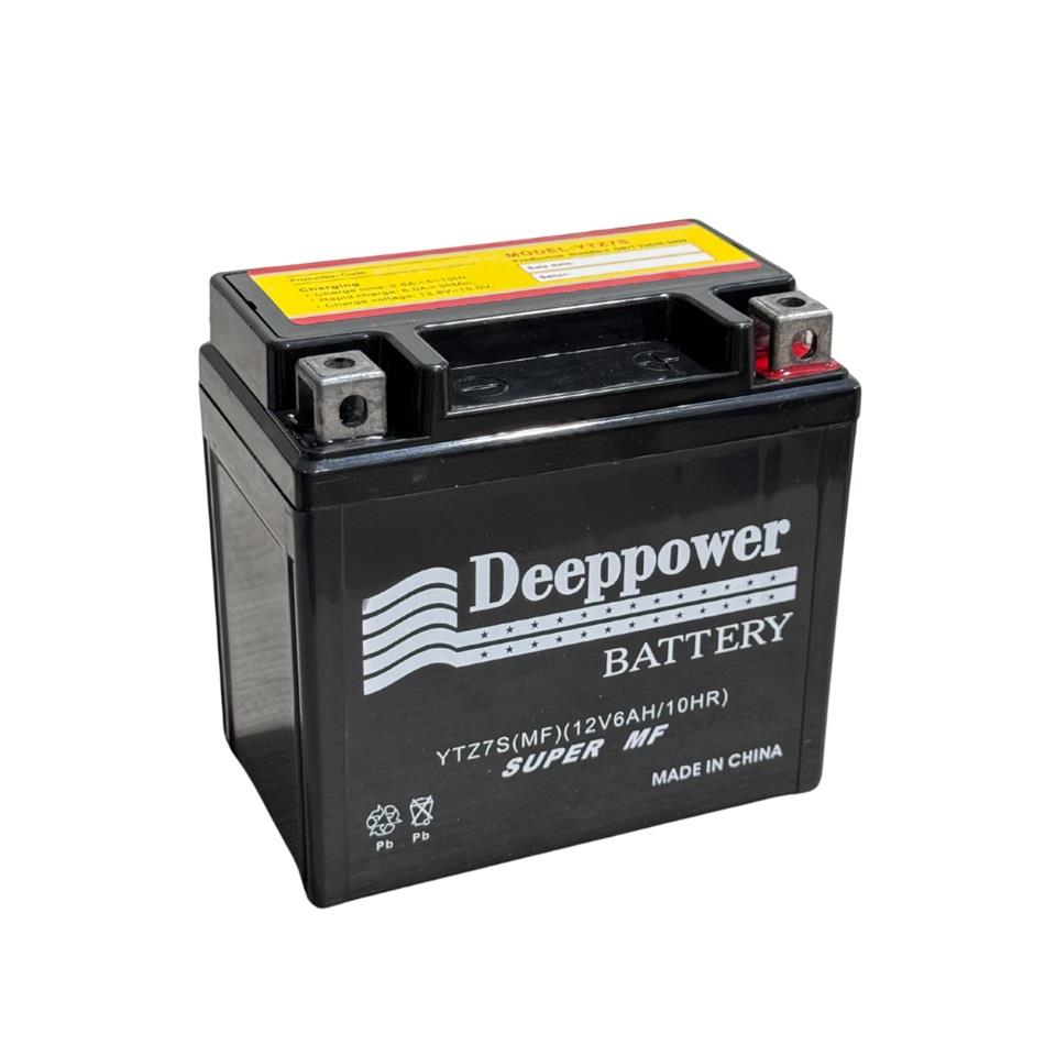 DEEPPOWER 12V 6 AH MOTOSİKLET AKÜSÜ (113*70*105) (YTZ7S)