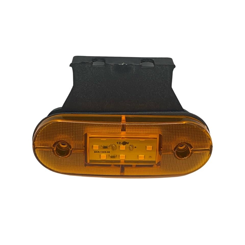 12V YAN SİNYAL LAMBASI DORSE SİDE MARKER SARI YM (9 LEDLİ) (112*40 MM)