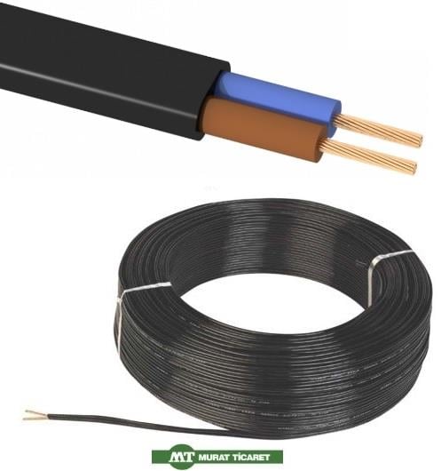 MURAT 2 X 1 MM TTR KABLO (YASSI) (1 MT)