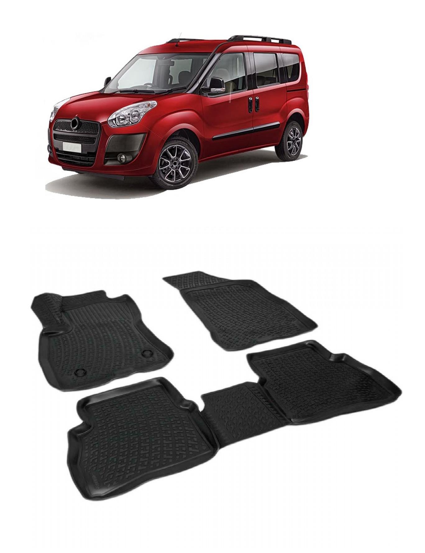 3D ARAÇ PASPASI (SİYAH) (4 PARÇA) FIAT DOBLO 2010 > 