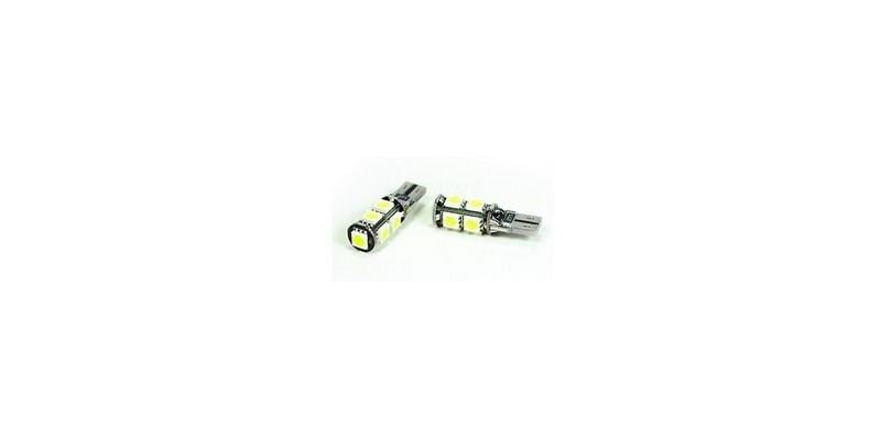 12V DİPSİZ T10 AMPUL 9 LEDLİ BEYAZ (2 AD)