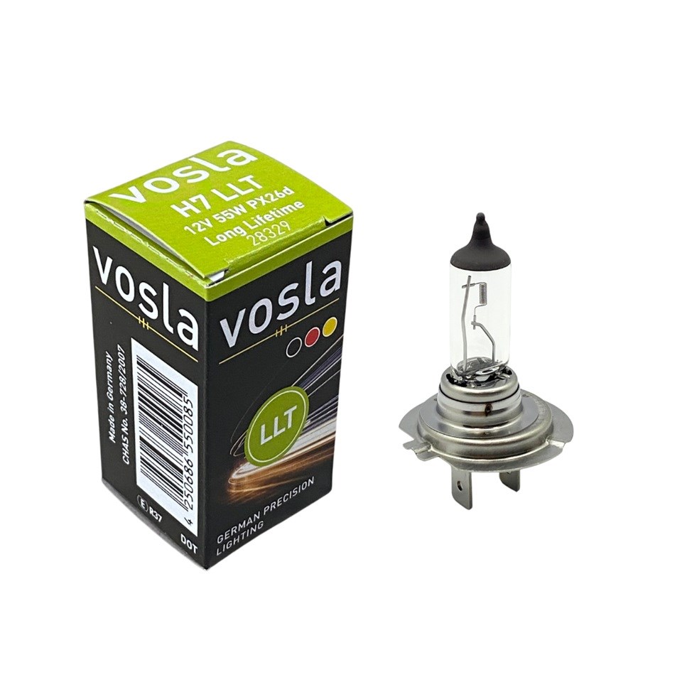 VOSLA 12V H7 AMPUL 55W (UZUN ÖMÜRLÜ) GERMANY