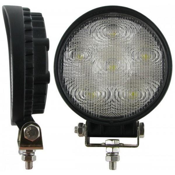 10V-30V ÇALIŞMA LAMBASI (6 X 3W POWER LEDLİ) YUVARLAK (116 MM)