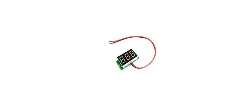 0V-30V DİJİTAL MİNİ VOLTMETRE ÇERÇEVESİZ (KIRMIZI)