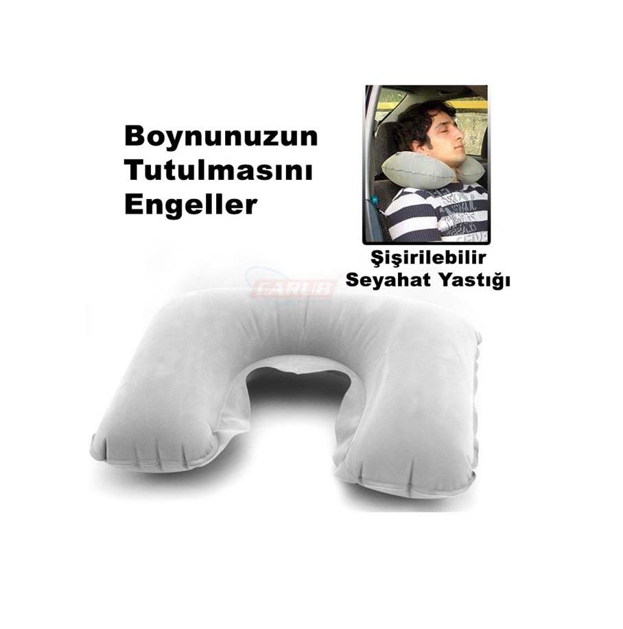 ŞİŞİRİLEBİLİR SEYAHAT BOYUNLUK YASTIĞI