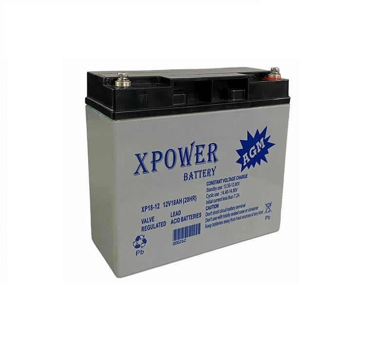 XPOWER 12V 18 AH AKÜ KURU TİP (181*77*167) 20 HR