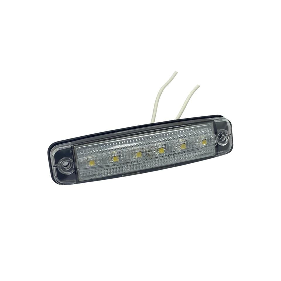 FRISTOM 12V-24V PARMAK LAMBA 6-LEDLİ BEYAZ (102*25.6 MM)