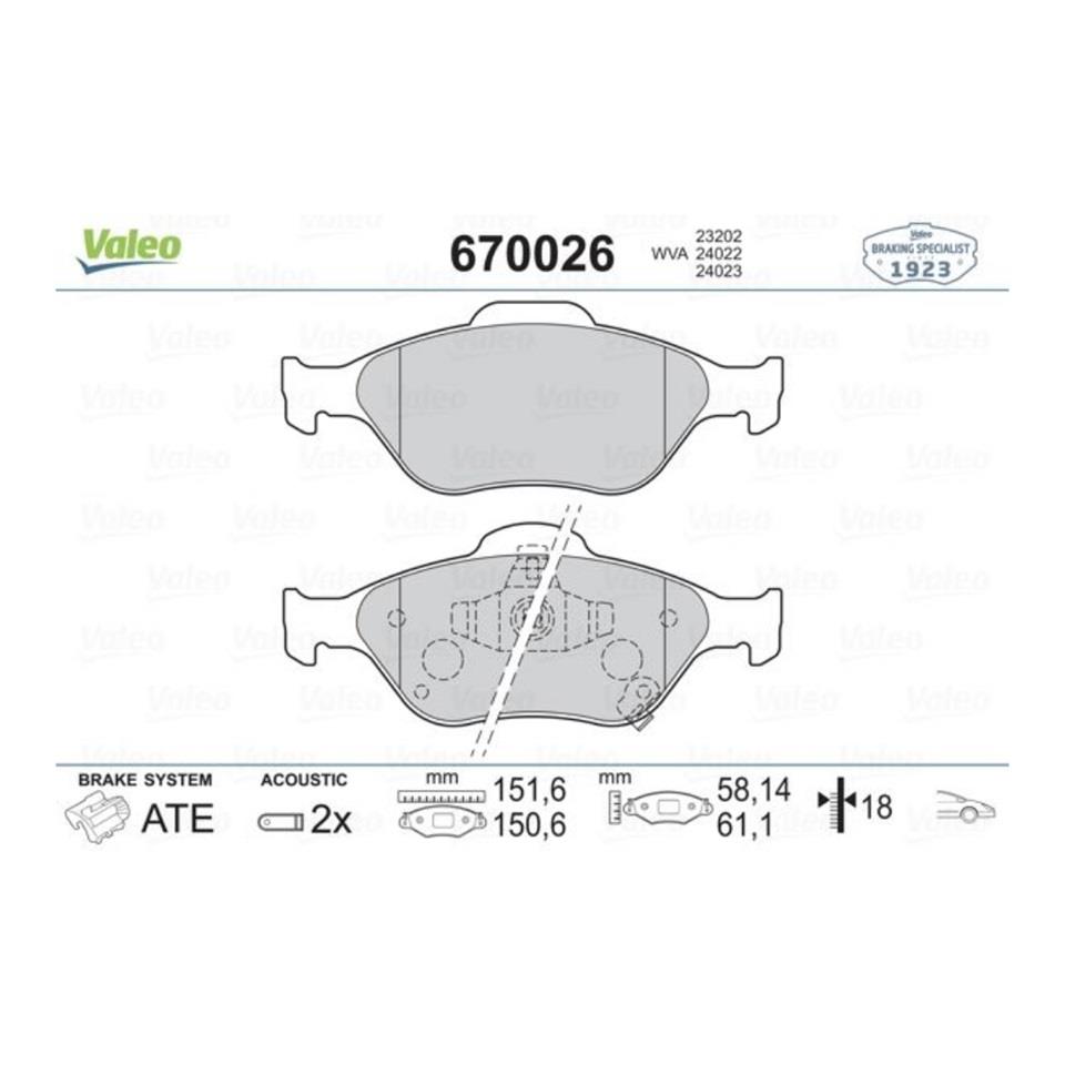 ÖN FREN BALATASI TOYOTA YARIS 2006 >