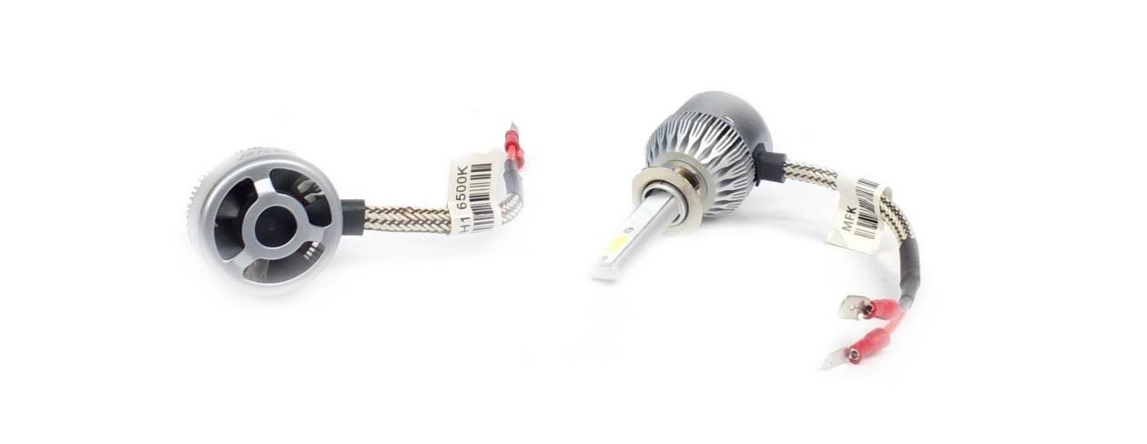 8V-48V H1 LED XENON FAR AMPUL SETİ 6500K 6000 LÜMEN COB LED