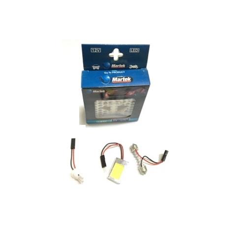 12V COB LED BEYAZ (T10 DİPSİZ/SOFİT) UNIVERSAL (18 X 28)