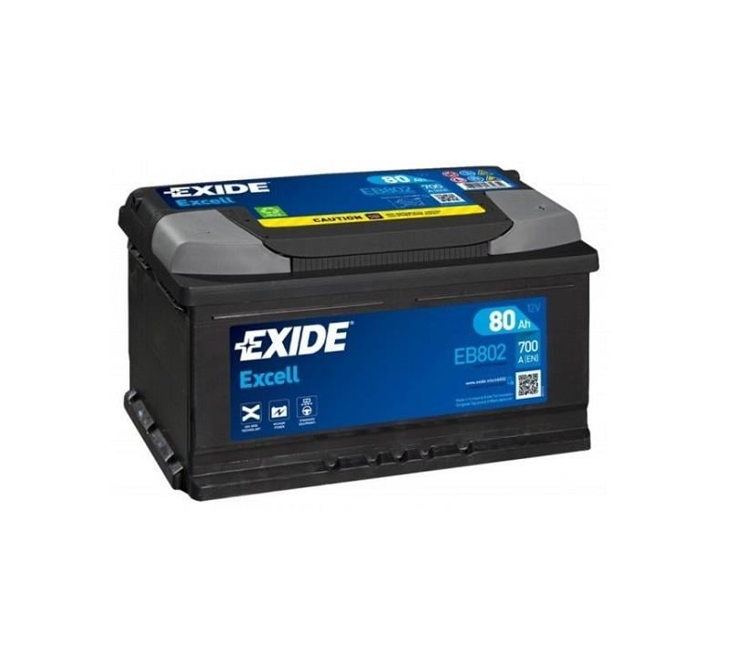 EXIDE 12V 80 AH AKÜ EXCELL 700 A (EN) (315*175*175) (ALÇAK)
