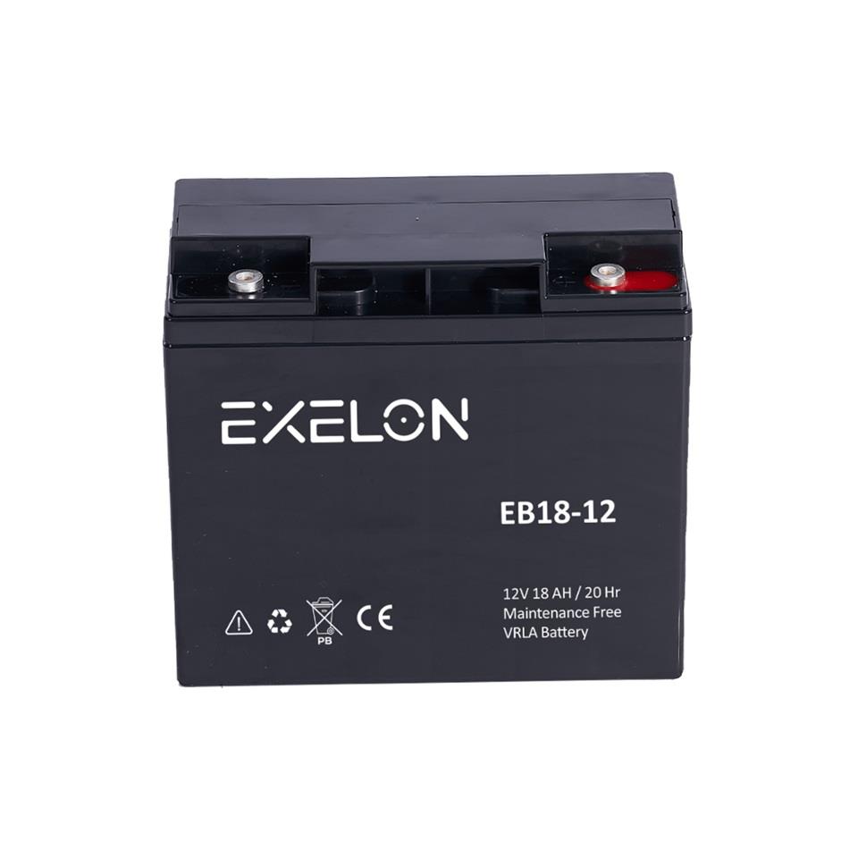 EXELON 12V 18 AH AKÜ KURU TİP 20 HR (180*76*167) (5 KG)