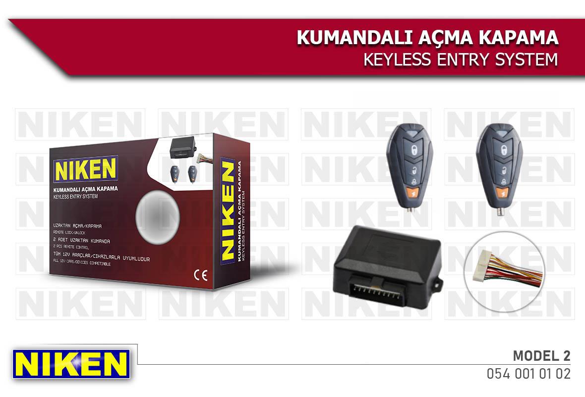NIKEN 12V UZAKTAN KUMANDA (4 TUŞLU)