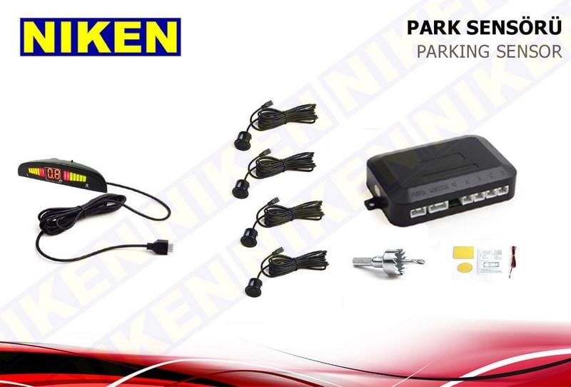 PARK SENSÖRÜ SES İKAZLI+OVAL GÖSTERGELİ (SES AYARLI) (22 MM) SİYAH