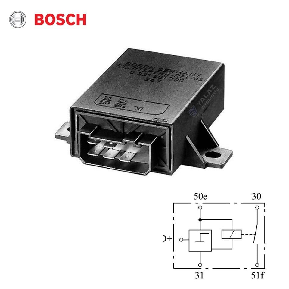BOSCH 24V MARŞ KORUMA RÖLESİ (EMNİYET RÖLESİ) (5 UÇLU)