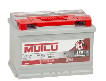 MUTLU 12V 75 AH AKÜ SFB 720 A (EN) (278*175*190) (TIRNAKLI)