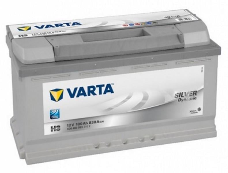 VARTA 12V 100 AH AKÜ SILVER DYNAMIC CCA 830 A (EN) (353*175*190)