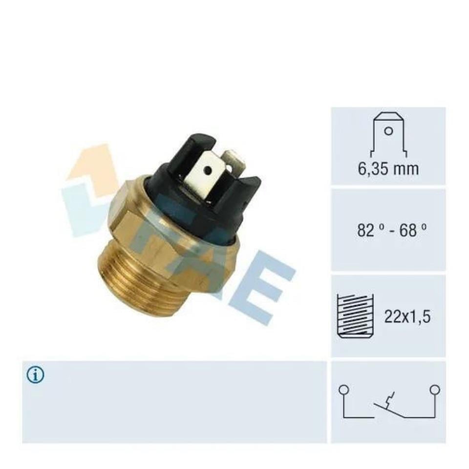 FAE FAN MÜŞÜRÜ 82/68 °C (KABLOSUZ) (2 FİŞ)
