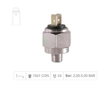 KLF HİDROLİKLİ FREN MÜŞÜRÜ (2.00-5.00 BAR) (M10X1) (KONİK İNCE DİŞ)