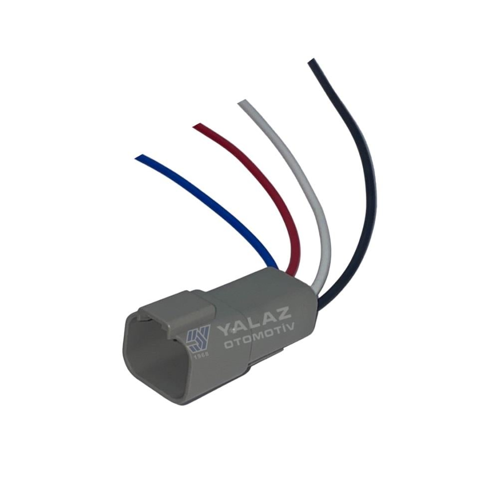 DEUTSCH KONNEKTOR ERKEK (4 FİŞ) (KABLOLU) İŞ MAKİNASI