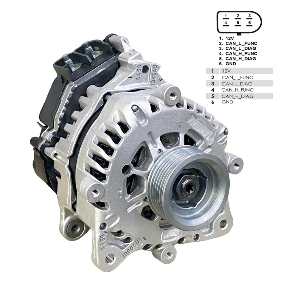VALEO 48V ALTERNATÖR DİNAMO 250 A AUDI A3/Q3-CUPRA LEON-SEAT LEON-SKODA OCTAVIA IV-VW GOLF VIII