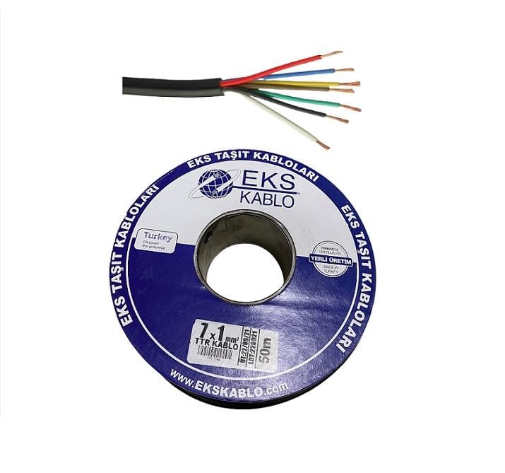 EKS 7 X 1 MM TTR KABLO (1 MT)