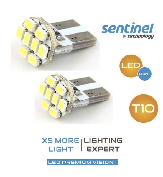 12V DİPSİZ AMPUL T10 (8 LEDLİ) BEYAZ (2 AD)