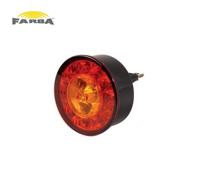 FARBA 24V PARK-SİNYAL LAMBASI 16 LEDLİ (YUVARLAK) ( 98 MM) BMC-KARSAN-TEMSA