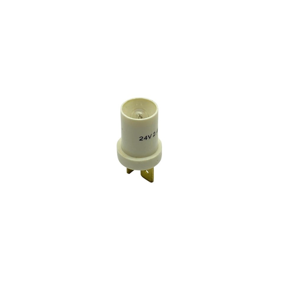 24V AMPUL 2.4W REF9 DUYLU BEYAZ MAN TİPİ