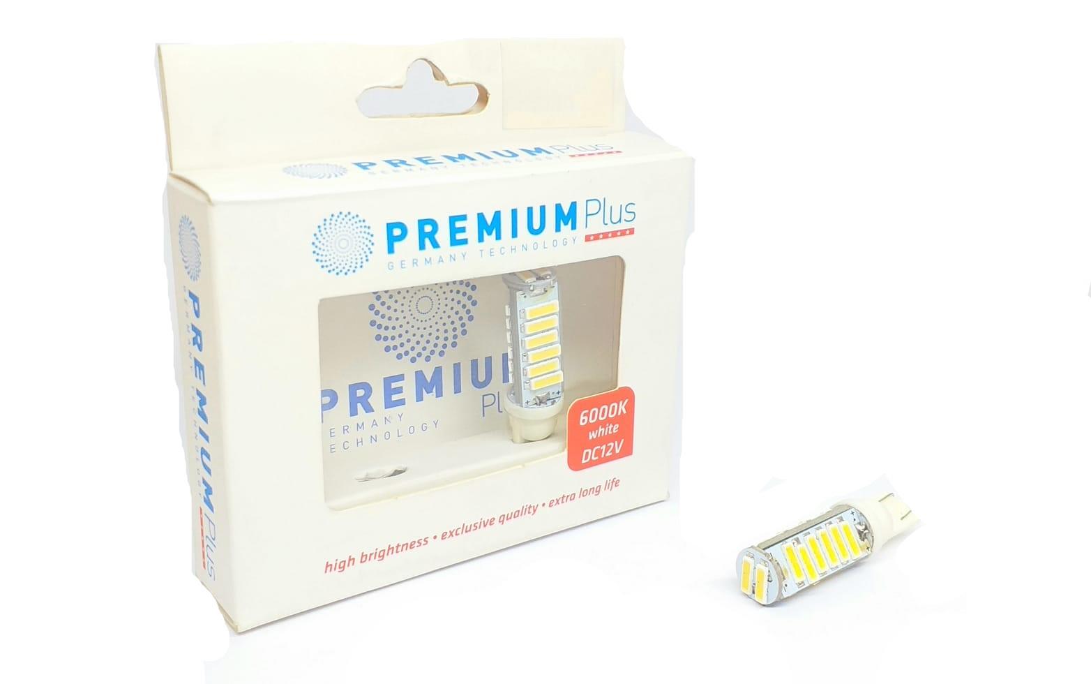 PREMIUM 12V DİPSİZ AMPUL LED T10 (20 LEDLİ) BEYAZ 6000K (2 AD)