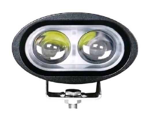 12V-110V LED SPOT LAMBA MERCEKLİ (2 X 10W) (KIRMIZI ÇİZGİ) (97*93 MM) FORKLİFT