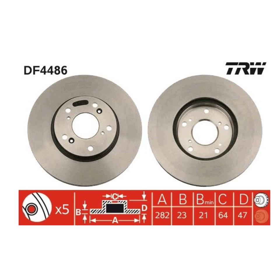 ÖN FREN AYNASI (DİSKİ) HONDA ACCORD/CIVIC/CR-V/FR-V/STREAM