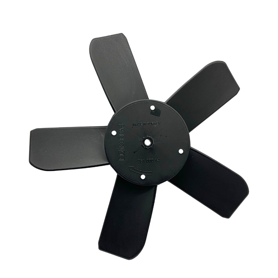 FAN-KLİMA-HAVALANDIRMA PERVANESİ 5 KANAT (ÇAP:300 BOY:30 MİL ÇAPI:8 MM)