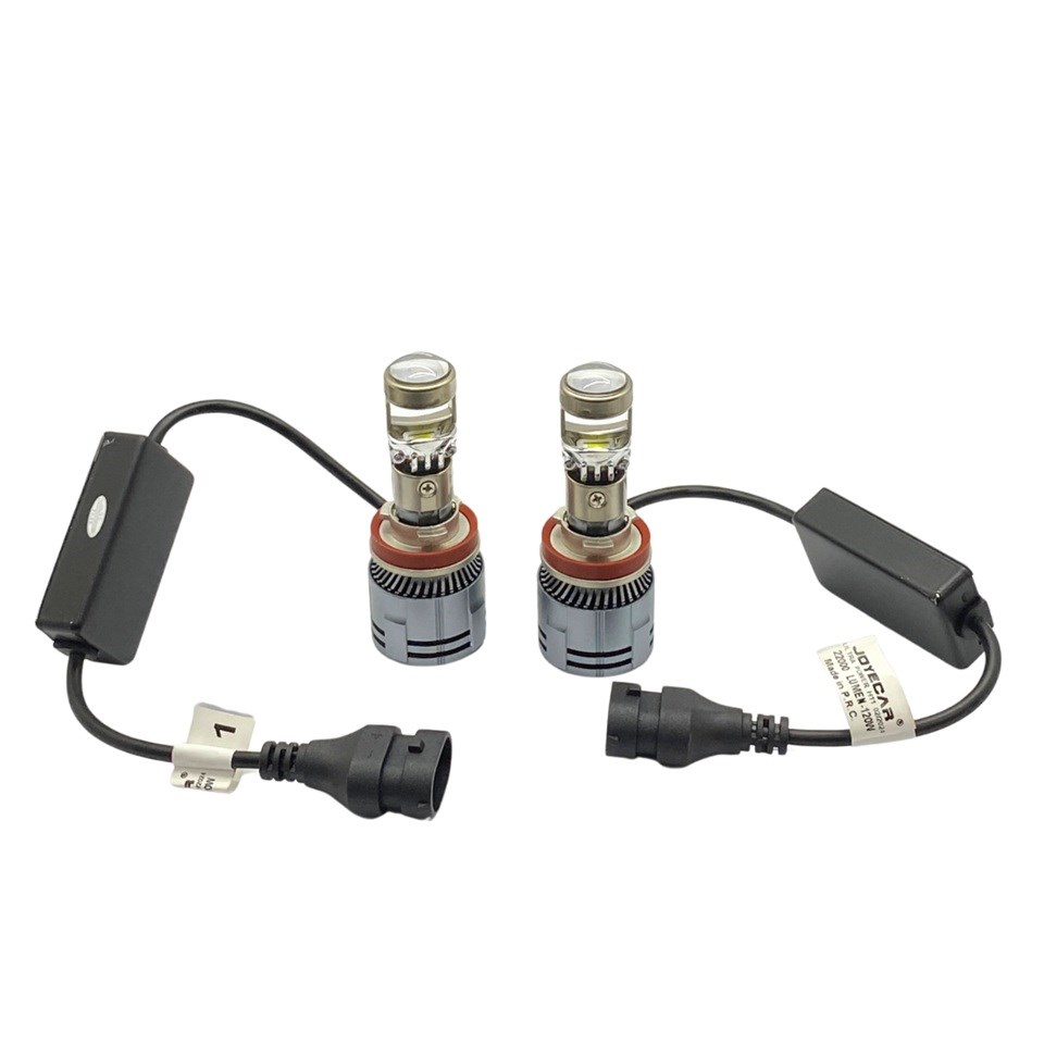 JOYECAR 12V H11 CSP LED XENON FAR AMPUL SETİ 120W 6500K 22000 LÜMEN MERCEKLİ
