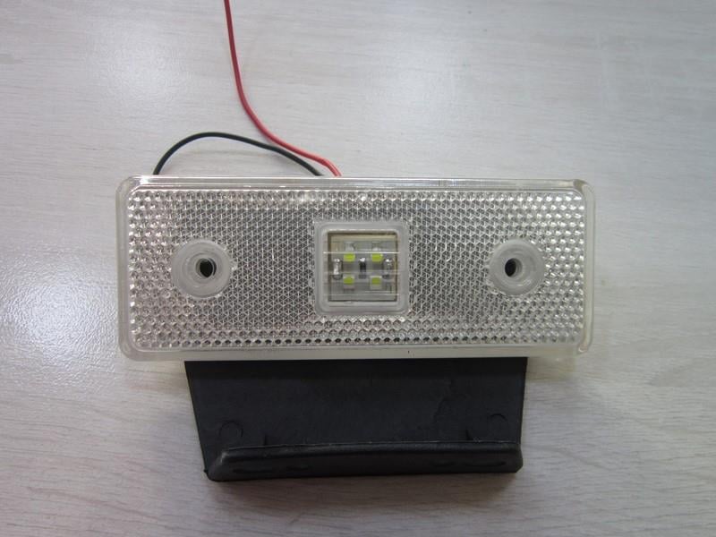 24V YAN PARK LAMBASI DORSE SİDE MARKER BEYAZ (4 LEDLİ)
