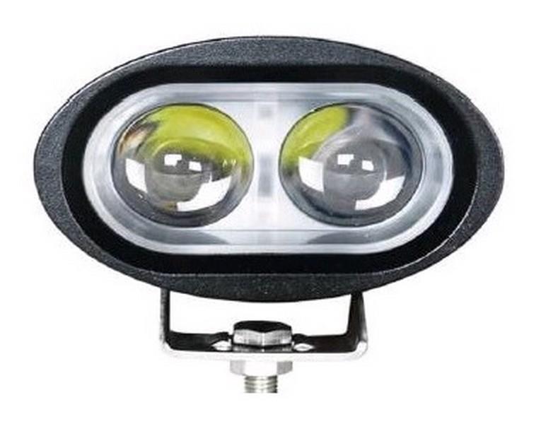 12V-110V LED SPOT LAMBA (MAVİ NOKTA) (97*93.5*70) (2 X 10W) FORKLİFT