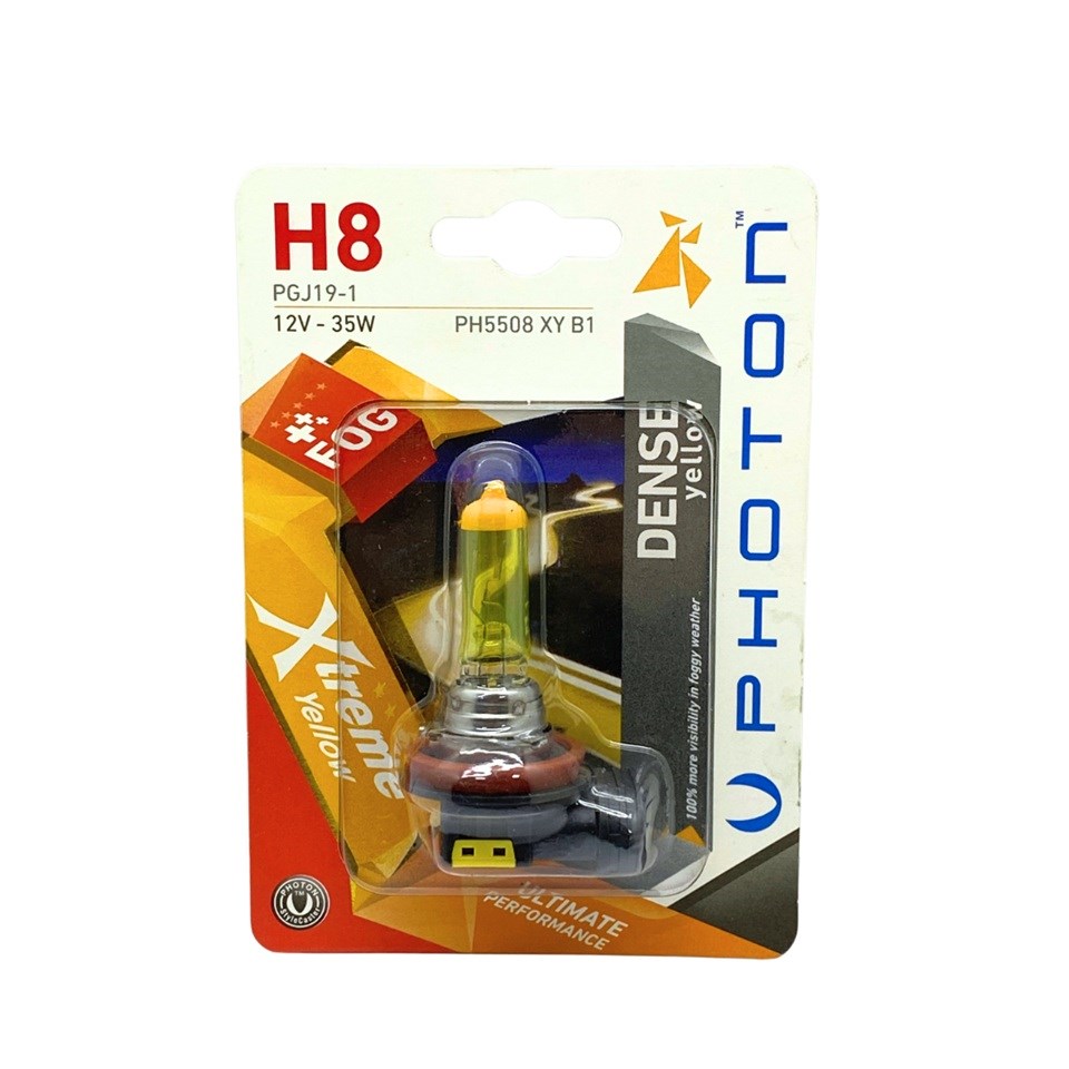 PHOTON 12V H8 AMPUL 35W XTREME YELLOW 3000K SARI IŞIK (1 AD)