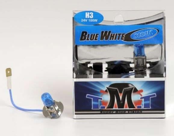 T.M.T 24V H3 AMPUL 100W BEYAZ IŞIK 8000K (KOREA) (2 AD)