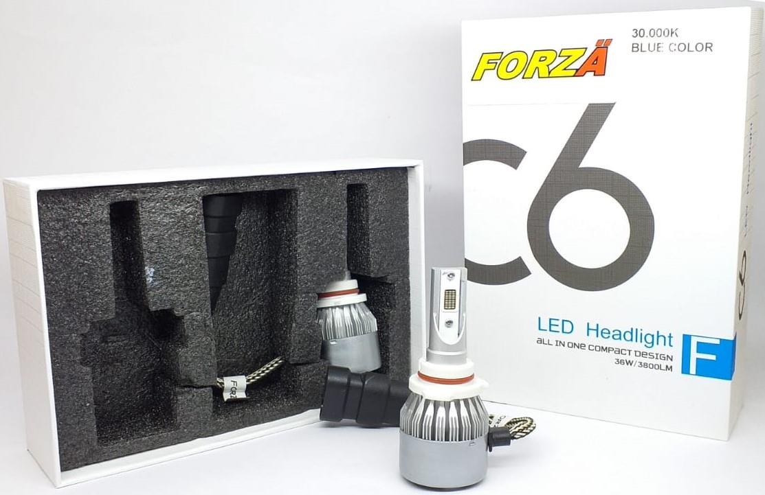 9006 HB4 COB LED XENON FAR AMPUL SETİ K.MAVİ 30.000K